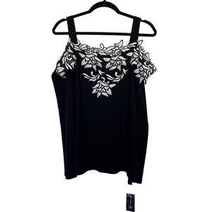 NWT I.N.C. Appliquéd Off-The-Shoulder Sweater, XXL